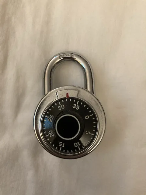 Unbranded Single Dial 3 Digit Combination Padlock