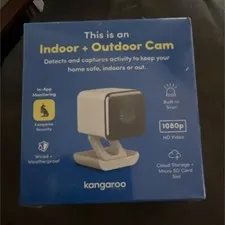 Kangaroo Indoor+Outdoor Cam 1080p Wi-Fi Night Vision 2-Way Audio Siren