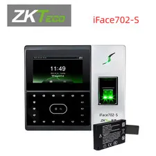 ZKTeco iFace702-S Battery Face&Fingerprint Recognition Biometric Time Attendance