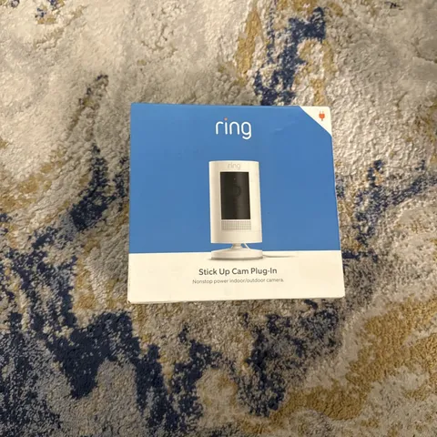 RING Stick Up Cam Plug-In, 1080p HD, Indoor / Outdoor - New & Sealed