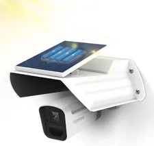 Outdoor Security Camera Cover with Solar Panel – Waterproof Sun/Rain Shield