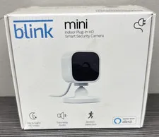 Blink Mini Indoor Plug-In Live HD Smart Security Camera (New in Box)