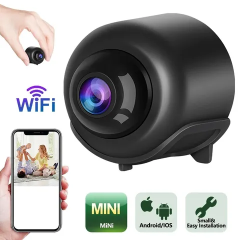 X5 Mini WiFi Security Camera 1080P HD Night Vision Motion Detection Portable