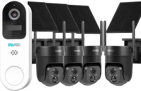 Vicohome DB3 2K Smart Video Doorbell with Chime and 4QB Solar Security Camera Wi