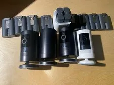 Lot Of 4 Ring Stick Up 3rd Gen With 10 Batteries