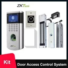 Access Control KIT Zkteco Fingerprint Door Lock Magnetic Access ID Card Pass