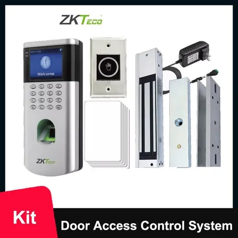 Access Control KIT Zkteco Fingerprint Door Lock Magnetic Access ID Card Pass