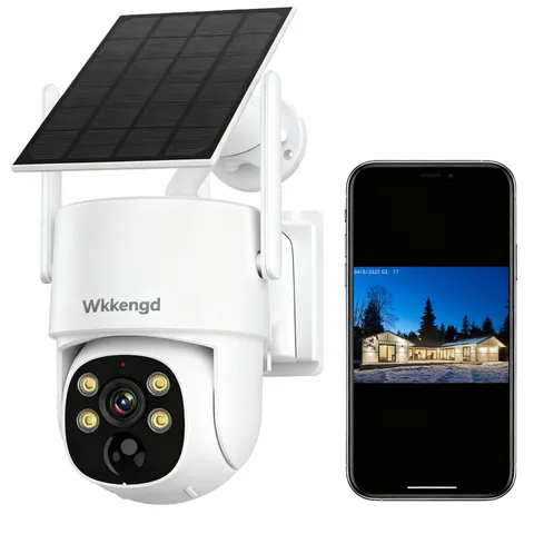 Solar Powered Outdoor Cameras, with Surveillance DVR Kits