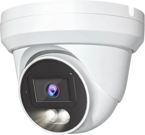 Marquis HD 4K 8MP IP Camera Color at Night PoE Turret Dome with Microphone, 24/7