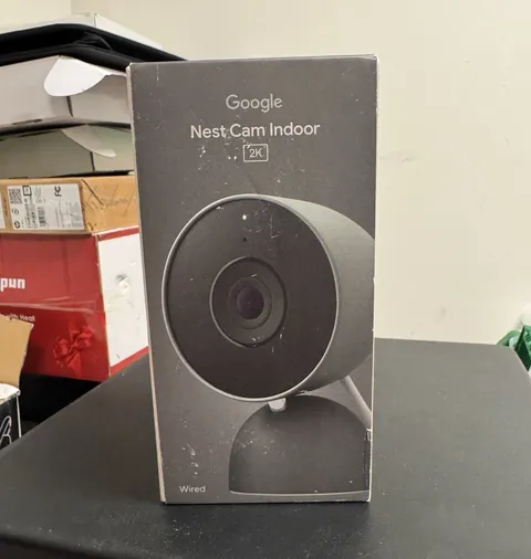 Google Nest Cam Indoor 2K Wired Wi‑Fi IP Camera 2‑Way Audio Motion, Hazel