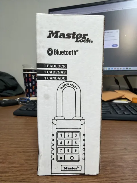 Master Lock 6400LJENT Professional Bluetooth Smart Padlock *NEW*