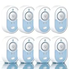 Vetouch Water Leak Detector Loud Alarm 100Db Led Flash Water Sensor Alarm For
