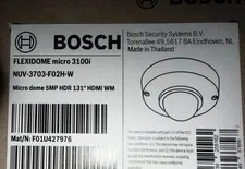 LOT OF 10 Bosch Flexidome Micro 3100i IP Cameras FACTORY SEALED IN BOX!