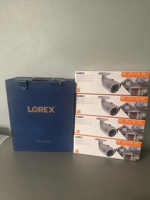 Lorex N841A81 4K Ultra HD 8-Channel NVR Security Recorder 1TB HDD +4 Cameras