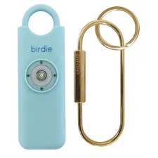 Compact Aqua Safety Alarm for Women - 130dB Sound & Flashing Light Included