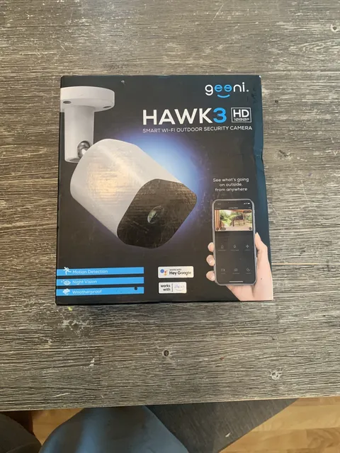 Geeni Hawk 3 Outdoor 1080p HD WiFi Security Camera – Weatherproof Camera