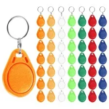 50Pcs UID 13.56MHz  0 Sector Writable IC Card Clone Changeable  Keyfobs Key8368