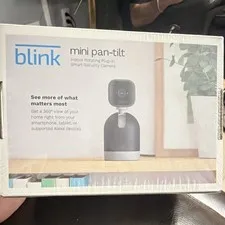 Blink Mini Pan-Tilt 1080p Indoor Wi-Fi IP Camera, Motion Detect, 2-Way Audio