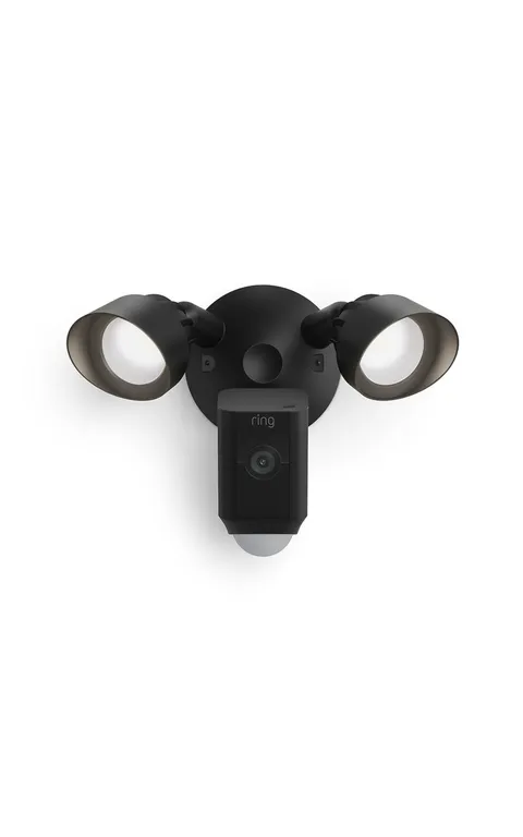 Ring Floodlight Cam Wired Plus (newest model), Outdoor home 1 Camera, Black 