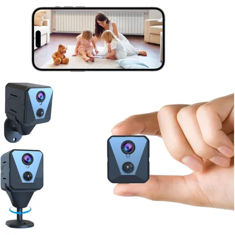 Compact 4K WiFi Security Camera: Motion Alerts, Indoor Use & 100 Days Standby