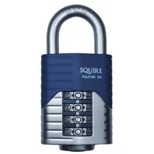 Squire VC50BX Vulcan Open Boron Combination Lock 50mm Boxed