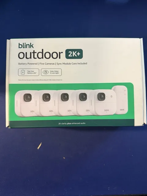 Blink - Outdoor 2K+ Wireless Smart Security Camera, 2K video, Two-way audio w...