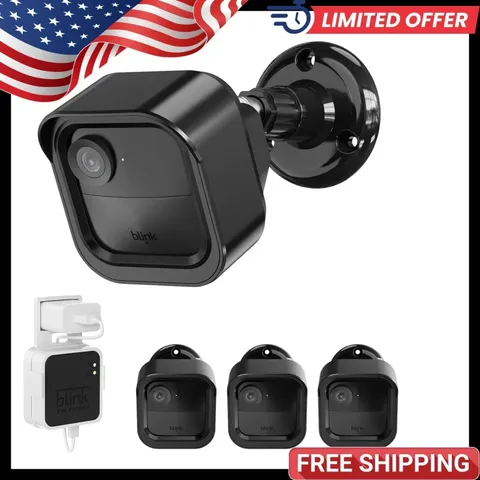 3 Pack All New Blink Outdoor & Indoor Wireless Home Security Camera System Mount