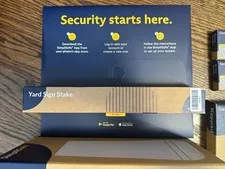 SimpliSafe Home Alarm System w/ Base Station Keypad Entry Sensor Yard Sign Stake