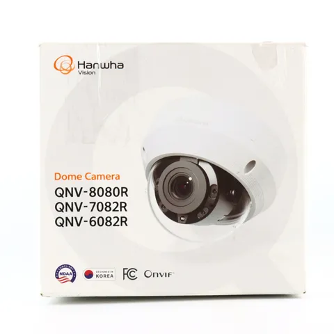 Hanwha Wisenet QNV-6082R 2MP PoE IR Vandal Dome IP Camera 3.2-10mm Varifocal NEW