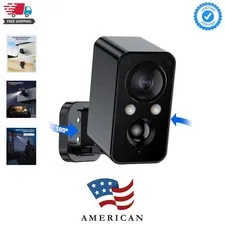 Security Cameras Wireless Outdoor Battery: 180° Horizontal Camera for Home Se...