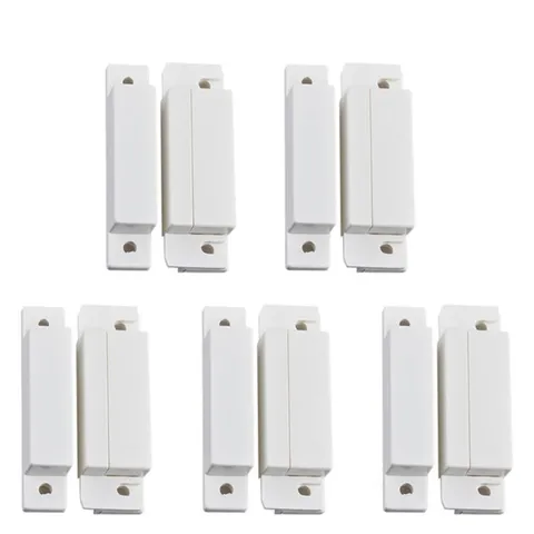 MC-31 Surface Mount Wired Door Contact Sensor Alarm Reed Switch 5 Pair