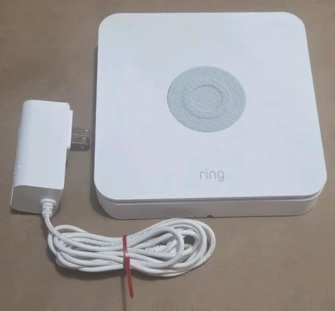 Ring Alarm Base Station -1st Gen- White 4HB1S70EN0 with AC Adapter
