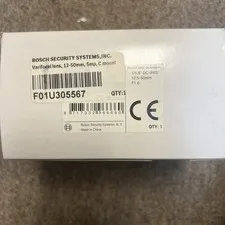 New Bosch F01U305567 12.5-50mm 5MP DC Iris C-Mount Varifocal Camera Lens