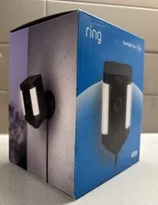 RING Spotlight Cam Plus, Battery-Smart Security Video Camera w/LED Lights 2-way