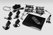 BUNKER HILL SECURITY 4 CHANNEL DVR WITH 4 INFRARED CAMERAS KIT MODEL #67139  NEW