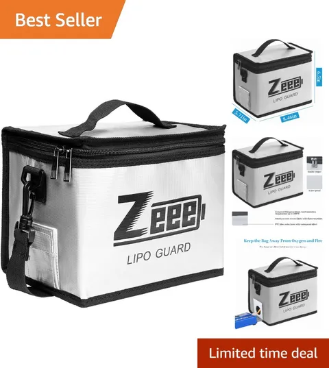 Fireproof Large Capacity Battery Storage Pouch for LiPo Charging