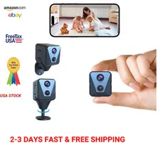 Security Camera 4K Ultra HD Night Vision WiFi Indoor with Long Battery Life and