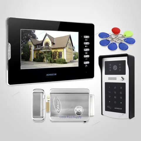 7inch Video Door Entry Security Intercom with IR Night Vision for Home Security