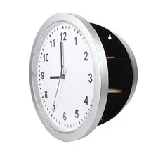 Hidden Secret Wall Clock Safe Container Box For Money Stash Jewelry ☆