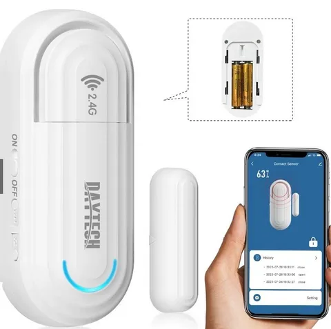 Daytech Door Alarm Window Sensor with WIFI for Home Security