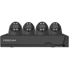 Foscam FNA108E-T4-2T IP-CCTV Set 4K 8-Ch Poe Camcorders 2TB Storage