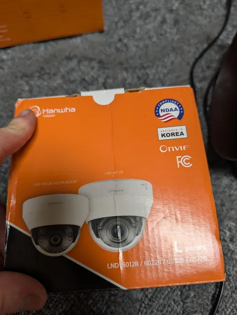 Hanwha Vision LND-6022R 2MP Dome Network Security Camera NDAA Compliant NEW