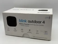 Blink Outdoor 4 (4th Gen) Wire-Free Smart Security Camera System (1 Camera) NEW