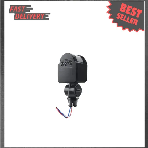 LED Outdoor Motion Sensor Light Switch Infrared PIR Detector 110-240V Wall Light