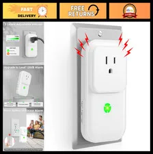 120dB Power Outage Alarm for Freezer & Home, LED Indicator, GFCI Circuit Monitor
