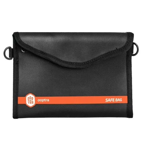 Small Fire Resistant Waterproof Document Money Bag Lock Safe Organizer Pouch