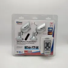 New Swann Twin Wireless Outdoor Security Cameras SW-P-WOC2 for Home and Business
