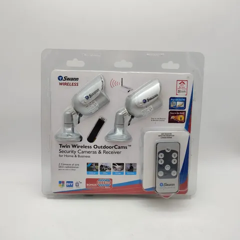New Swann Twin Wireless Outdoor Security Cameras SW-P-WOC2 for Home and Business