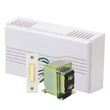 Newhouse Hardware Hardwired Chime Kit with 16-Volt/30VA (Pack of 1), White