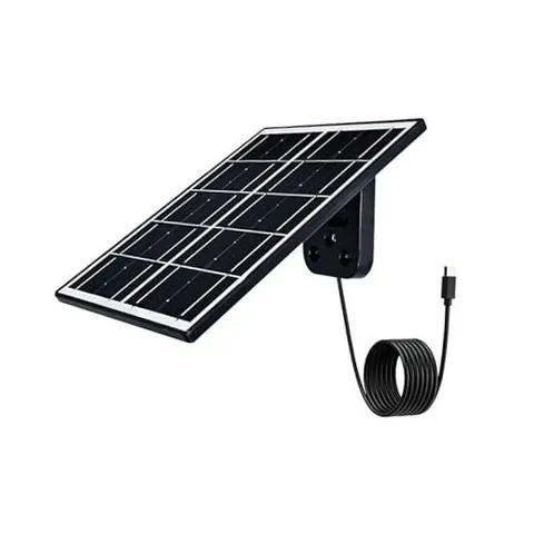 Eco-Friendly 3W 5V Monocrystalline Solar Panel for Outdoor Security Black3